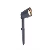 LED lámpatest , földbe leszúrható , 3.5W , meleg fehér , sötét szürke , kültéri , IP54 , LUTEC , EXPLORER