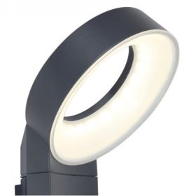   LED lámpatest , oldalfali , 14W , meleg fehér , fekete , kültéri , IP54 , LUTEC , MERIDIAN