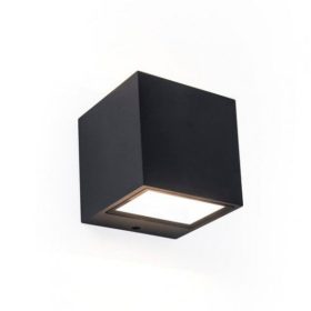   LED lámpatest , oldalfali , 2 irányú, 9W , meleg fehér , fekete , kültéri , IP54 , LUTEC , GEMINI