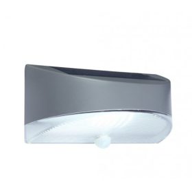   LED lámpatest , oldalfali , napelemes , mozgásérzékelős ,  1.2W , természetes fehér , kültéri , IP44 , LUTEC , BREAD