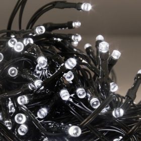   Led fényfüzér , beltéri , 200 db LED , 20 m , hideg fehér , 8 programos