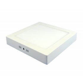   LED panel , 18W , falon kívüli , négyzet , hideg fehér , PP