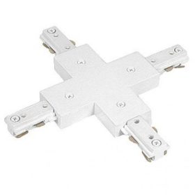   Track light sín adapter , 3 fázisú , 4 pólusú , X típus , fehér