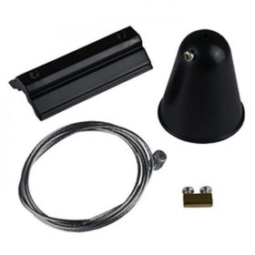   Track light sín függeszték szett , 3 fázisú , 4 pólusú , fekete