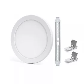   LED panel , 18W , süllyesztett/falon kívüli , kerek , CCT , 3 színhőmérséklet , 3in1