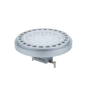   LED izzó ar111 G53 30° epistar chip, 12W, 4500K, természetes fehér, 960 lm, ezüst, Optonica, 1527