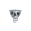 LED spotlámpa MR16 50°, 6W, 2700K, meleg fehér, GU5.3, 400 lm, ezüst, Optonica, 1170