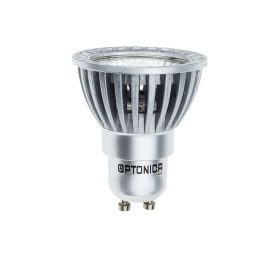   LED spotlámpa GU10 50° cob, 6W, 2700K, meleg fehér, 480 lm, ezüst, Optonica, 1271