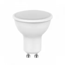   LED lámpa , égő , szpot , GU10 foglalat , matt előlappal , 110° , 7 Watt , meleg fehér , dimmelhető