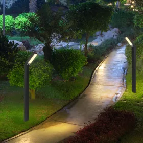   Leszúrható és falra szerelhető Szolár LED lámpa, CCT, 80lm, 110°, fekete, IP65, V-TAC, 23997