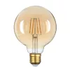 LED izzó E27 G95 aranyüveg, 4W, 2500K, meleg fehér, 400 lm, Optonica, 1794