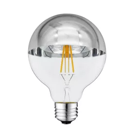   LED izzó G95 E27 félig ezüst üveg, 4W, 2700K, meleg fehér, 400 lm, Optonica, 1887