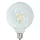 LED izzószálas izzó g125 E27, 6,5W, 2700K, meleg fehér, 810 lm, Optonica, 1860