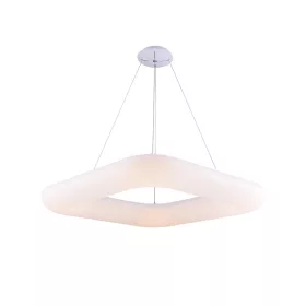   LED függeszték fehér négyzet alakú, 50W, 3000K, meleg fehér, 3500 lm, homokfehér, Optonica, 9039