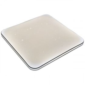   LED lámpatest, mennyezeti , kristály hatású , négyzet , 60W , CCT , dimmelhető , távirányítóval