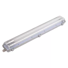   LED T8 csővel ellátott lámpatest 2*60 cm, 18W, 4500K, természetes fehér, 1800 lm, fehér, IP65, Optonica, 6734