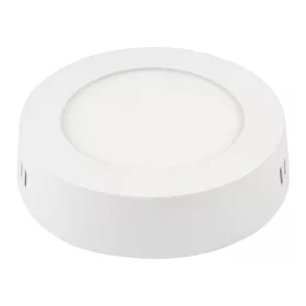   LED felületre szerelhető panel kerek, 6W, 6000K, hideg fehér, 480 lm, Optonica, 2231