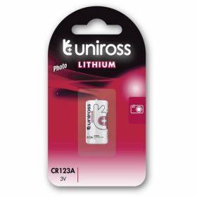 Uniross Lithium Fotóelem CR123 B1