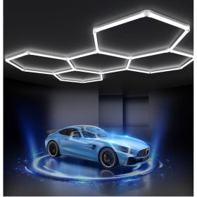   Hexagon set lámpák 5hexs 192w tartozékokkal, 6000K, hideg fehér, 23040 lm, Optonica, 16802