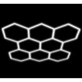   Hexagon set lámpák 8hexs 280w tartozékokkal, 6000K, hideg fehér, 33600 lm, Optonica, 16803