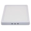 6w-os LED felületre szerelhető panel, négyzet alakú, 3CCT, fehér, 420 lm, Optonica, 12915