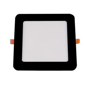   18w beépített LED-es vékony modul, négyzet alakú, 3CCT, fekete, 1260 lm, Optonica, 12928