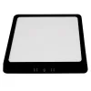 12w LED felületre szerelhető panel, négyzet alakú, 3CCT, fekete, 840 lm, Optonica, 12934
