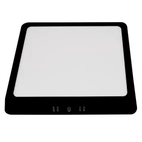   18w LED felületre szerelhető panel, négyzet alakú, 3CCT, fekete, 1260 lm, Optonica, 12935