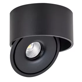   LED cob mélysugárzó 20w kerek forgatós fekete - bridgelux, CCT, 2000 lm, Optonica, 12021