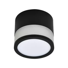   LED cob felületre szerelhető lámpa, 12w, kerek, fekete, 3000K, meleg fehér, 1200 lm, Optonica, 12042