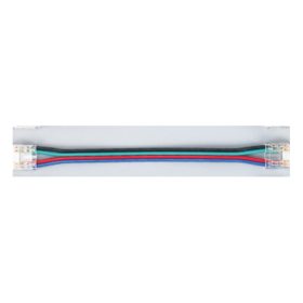   2 db középen vezetékkel ellátott rögzítő csatlakozó 10 mm-es 4965-ös cikkszámú cob RGB LED szalaghoz, 10 mm-es COB RGB-hez SKU: 4965, Optonica, 6599