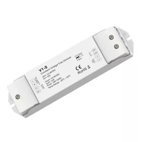   Triac fényerőszabályzó dc12-48v 15a*1 csatorna ac100-220v + nyomógombos kapcsoló, fehér, Optonica, 16305