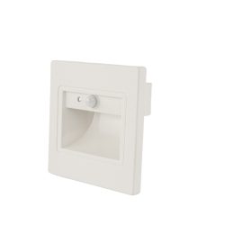  LED lépcsővilágítás négyzet alakú 1w 4000k IP20 fehér + szenzor, természetes fehér, 80 lm, Optonica, 7560