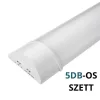 5 db ZÁRT TÍPUSÚ LED Batten 25-32-40W 1,20m 3CCT, 200-240V, IP40, 4800lm, dimmelhető, fehér, Eurolamp, 984341