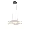 ARTE ILLUMINA FIRENZE Függesztett lámpatest beépített LED ACRYLIC kör LED 36W Ø 540 mm 3000K, IP20, meleg fehér, 4320lm, 130°, fekete, Eurolamp, 997635