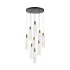 ARTE ILLUMINA VIAL Függesztett lámpatest 9 üvegbürával 60W Φ300mm, 3000K, 220-240V, IP20, meleg fehér, 7200lm, Eurolamp, 997980