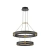 ARTE ILLUMINA LUIS Függesztett lámpatest beépített LED 62W 620X1200mm Fekete - GOLD, 3000K, IP20, meleg fehér, 3720lm, Eurolamp, 997711