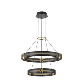   ARTE ILLUMINA LUIS Függesztett lámpatest beépített LED 62W 620X1200mm Fekete - GOLD, 3000K, IP20, meleg fehér, 3720lm, Eurolamp, 997711