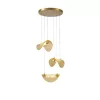 ARTE ILLUMINA WAVES Függesztett lámpatest beépített LED réz GOLD 6W 425Χ1500mm, Eurolamp, 997999