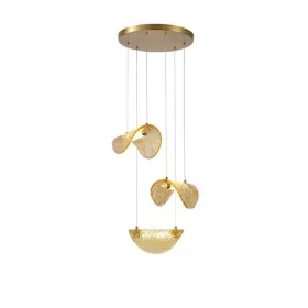   ARTE ILLUMINA WAVES Függesztett lámpatest beépített LED réz GOLD 6W 425Χ1500mm, Eurolamp, 997999