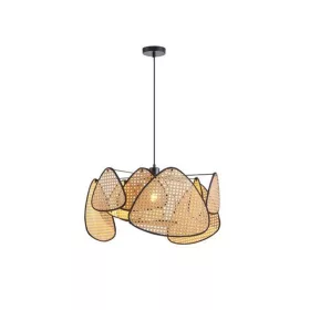   Arte Illumina Kai egyes függesztett mennyezeti lámpa, E27 MAX 15W Φ575X1350 mm - Barna és fekete, Eurolamp, 997676