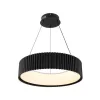 ARTE ILLUMINA HALLO Függesztett lámpatest beépített LED 30W Fekete Φ460mm, Eurolamp, 997653