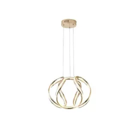   ARTE ILLUMINA SATURN Függesztett lámpatest beépített LED 38W 3000Κ GOLD 430X310mm, Eurolamp, 997875