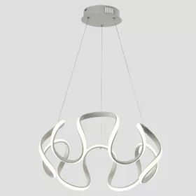   ARTE ILLUMINA SATURN Mennyezeti Lámpatest beépített LED kör LED 60W Φ52X120 Fehér3CCT, Eurolamp, 997878