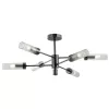 ARTE ILLUMINA VINY Függesztett lámpatest Fekete 6XE14 ΜΑΧ 40W Φ830X330mm, Eurolamp, 997982