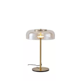   ARTE ILLUMINA LOBBY Asztali lámpa Acél és üveg COGNAC ART 8W Φ300x450mm, Eurolamp, 997706