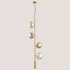 ARTE ILLUMINA PUFF Függesztett lámpatest 4XE27 Φ450X2800mm GOLD, Eurolamp, 997861