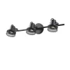 ARTE ILLUMINA Mennyezeti TRIPLA SPOT GU10 640X100X300mm fekete rácsos, Eurolamp, 997434