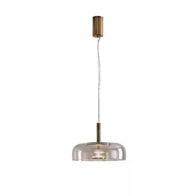   ARTE ILLUMINA LOBBY Függesztett lámpatest beépített LED Acél és üveg COGNAC ART 8W Φ300x1390mm, Eurolamp, 997707