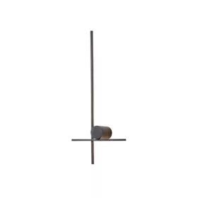   ARTE ILLUMINA CLIO Falilámpa beépített LED 12W 600x200x60mm Fekete, Eurolamp, 997585